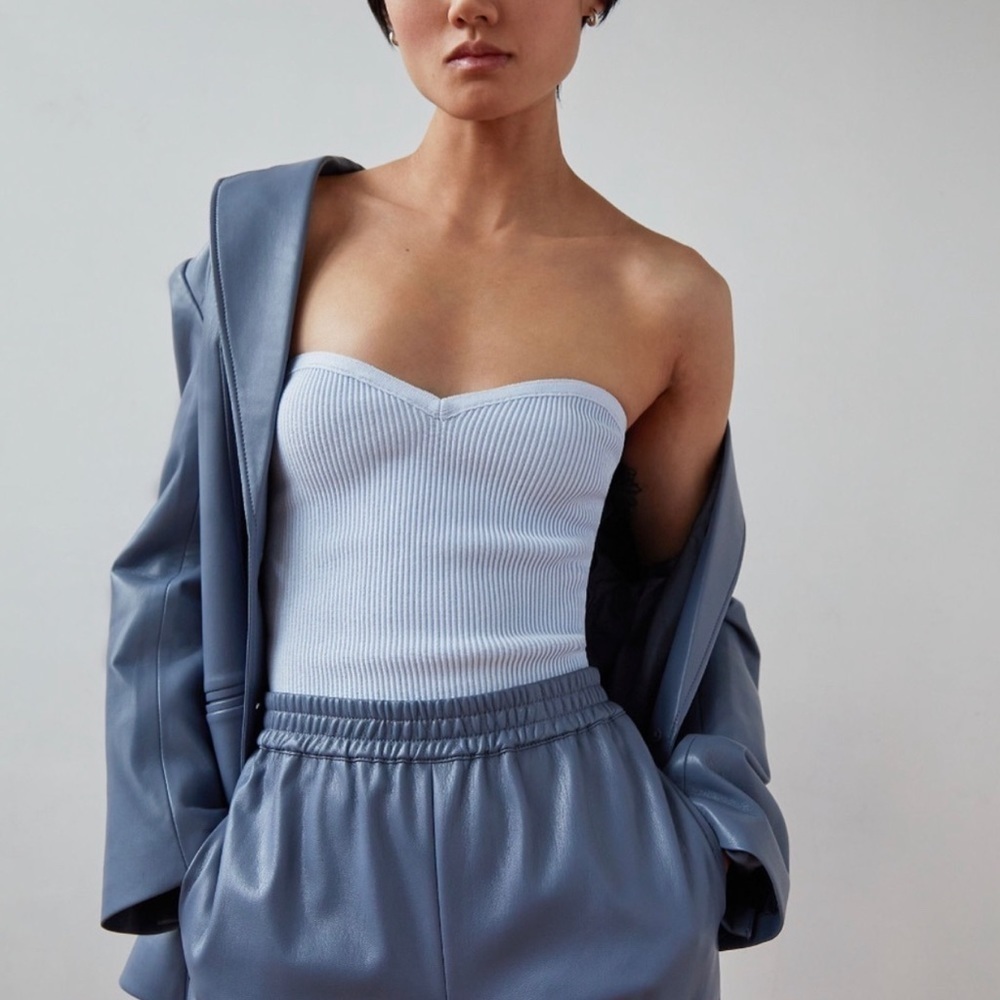 Aritzia Babaton Sculpt Knit Sweetheart Tube Top